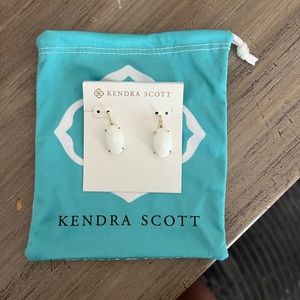 KENDRA SCOTT White earrings